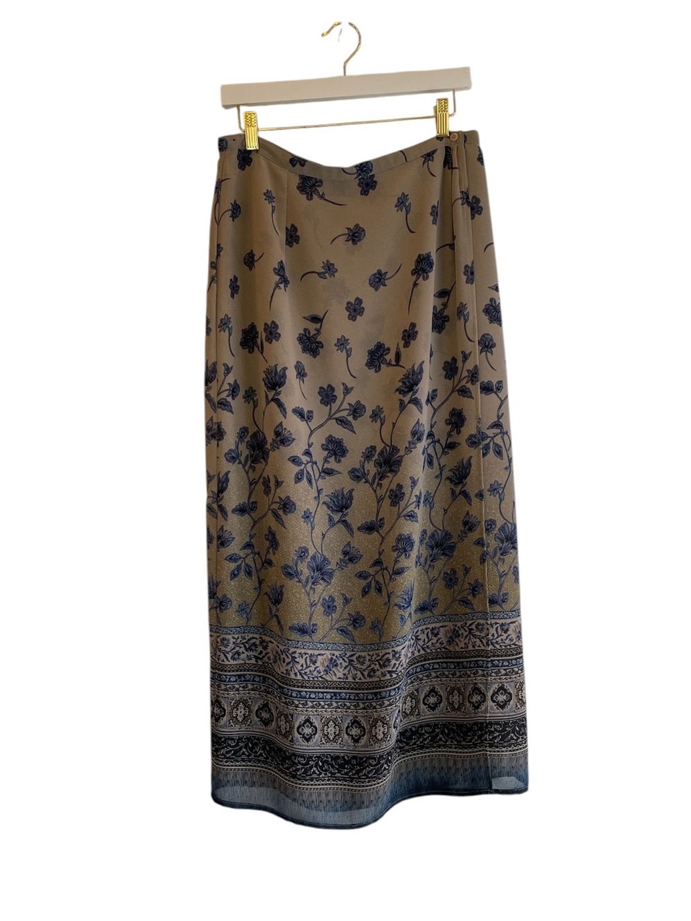 Vintage Hunt Club Wrap Maxi Skirt